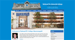 Desktop Screenshot of npucbasavanagudi.com